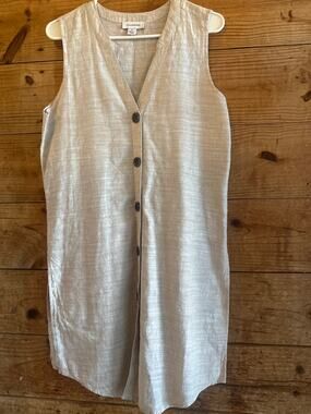 Calligraphie Linen Cotton Blend Tunic